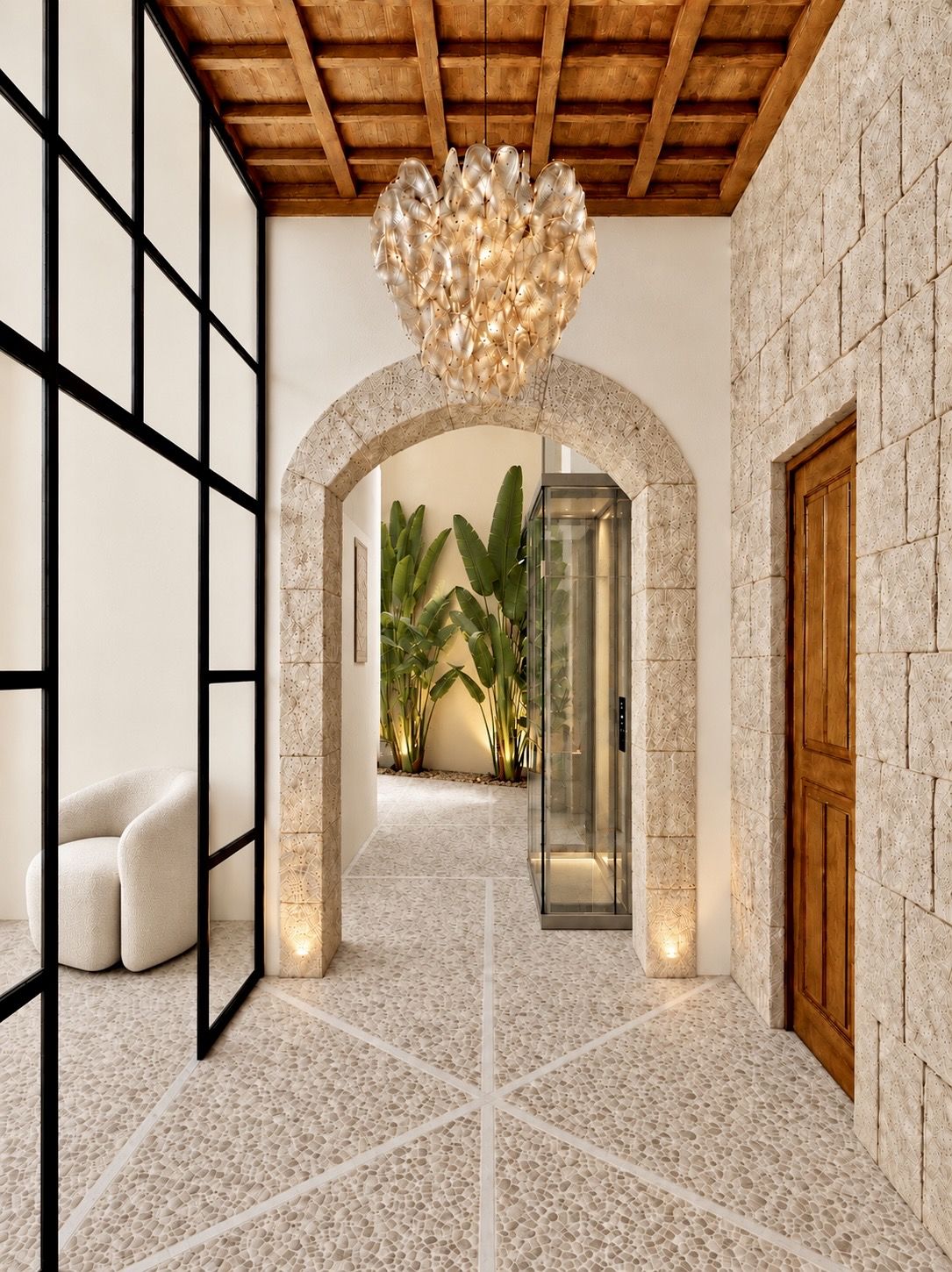 Interior, finished as planned